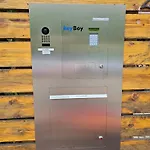 Holzhütte-camping-pod Mit Sauna&frühstück, Bad über Terasse Erreichbar Campingplatz Halle (Saale)