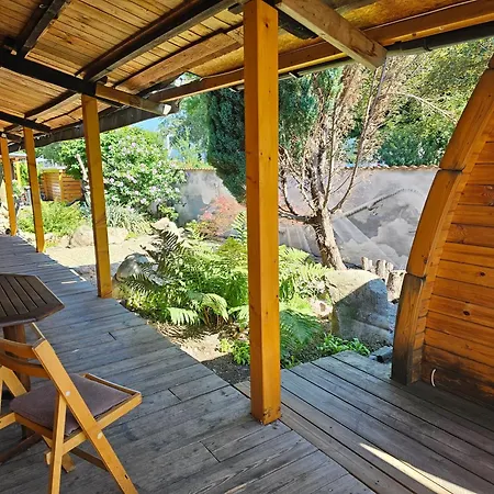 Campeggio Holzhuette, Camping-Pod Inklusive Sauna & Fruehstueck, Bad & Wc Ueber Die Terrasse