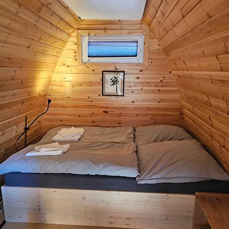 Camping-fass Inklusive Sauna & Fruehstueck, Bad & Wc Ueber Terrasse Kemping Halle (Saale)